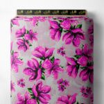 Flowers flower style with pink,green colors