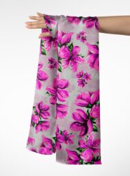 Flowers flower style with pink,green colors - Image 3