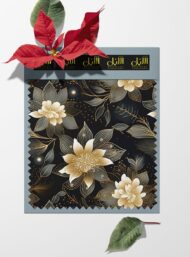 Nature flower style with gold,black colors - Image 6