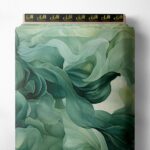 Flow nature style with green,white colors