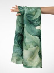 Flow nature style with green,white colors - Image 3