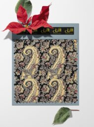 Floral mixed style with black,yellow colors - Image 6