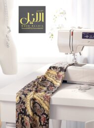 Floral mixed style with black,yellow colors - Image 7