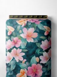 Nature flower style with pink,green colors