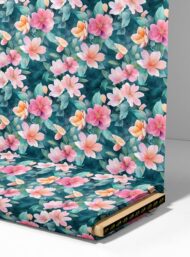 Nature flower style with pink,green colors - Image 4