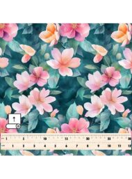 Nature flower style with pink,green colors - Image 5