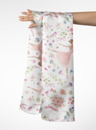 Ballet flower style with pink,green colors - Image 3