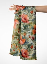 Flowers flower style with pink,green colors - Image 3