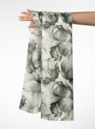 Flowers flower style with grey, white colors - Image 3