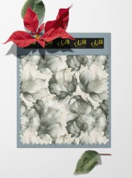Flowers flower style with grey, white colors - Image 6