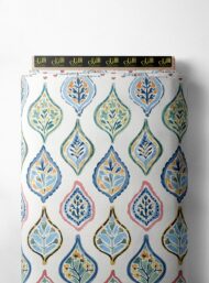 Leaf nature style with blue,green colors