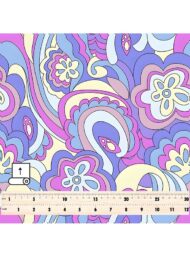 Swirl flower style with blue,pink colors - Image 5