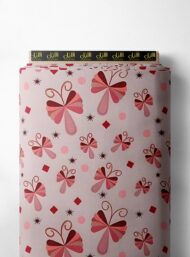 Butterfly others style with pink,red colors