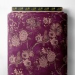 Flowers flower style with blue, brown colors