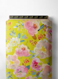 Pink flower style with pink,green colors