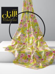 Pink flower style with pink,green colors - Image 2