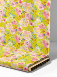 Pink flower style with pink,green colors - Image 4