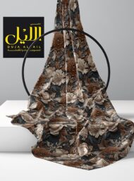 Floral flower style with brown,grey colors - Image 2