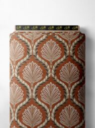 Leaf classic style with brown, white colors