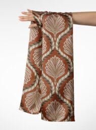 Leaf classic style with brown, white colors - Image 3