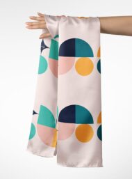 Circle geometric style with blue,green colors - Image 3