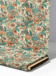 Foliage flower style with orange,green colors - Image 4