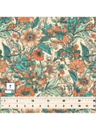 Foliage flower style with orange,green colors - Image 5