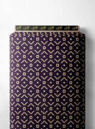 Pattern geometric style with blue, brown colors