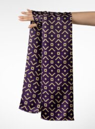 Pattern geometric style with blue, brown colors - Image 3