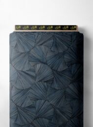 Leaf abstract style with blue, grey colors