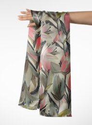 Floral flower style with grey,pink colors - Image 3