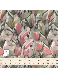 Floral flower style with grey,pink colors - Image 5