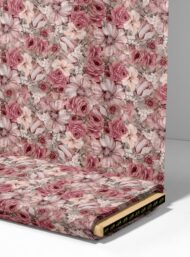 Flowers flower style with pink,grey colors - Image 4