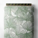 Leaves nature style with green colors