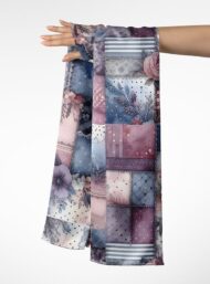 Floral mixed style with pink, blue colors - Image 3