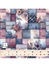Floral mixed style with pink, blue colors - Image 5