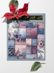 Floral mixed style with pink, blue colors - Image 6