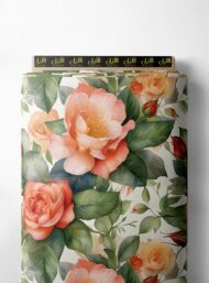 Flowers flower style with green,pink colors