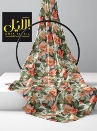 Flowers flower style with green,pink colors - Image 2