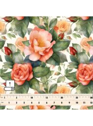 Flowers flower style with green,pink colors - Image 5