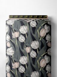 Flowers flower style with white,green colors