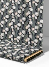 Flowers flower style with white,green colors - Image 4