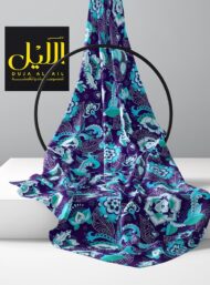 Floral flower style with blue,green colors - Image 2