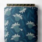 Petal flower style with blue,green colors