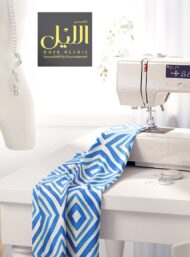 Square geometric style with blue colors - Image 7