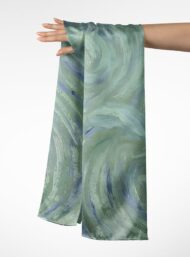 Swirl abstract style with grey,blue colors - Image 3