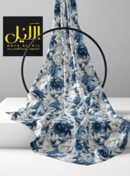 Petal flower style with blue,white colors - Image 2