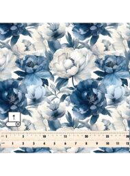 Petal flower style with blue,white colors - Image 5