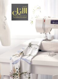 Ribbon flower style with white,blue colors - Image 7