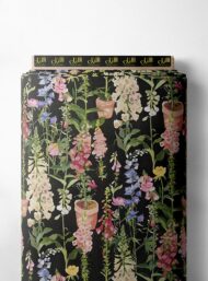 Pot flower style with pink,green colors